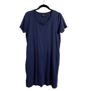 Theory Zissia Classic Tee‎ Shirt Dress Size S Short Sleeve Minimalist Pockets